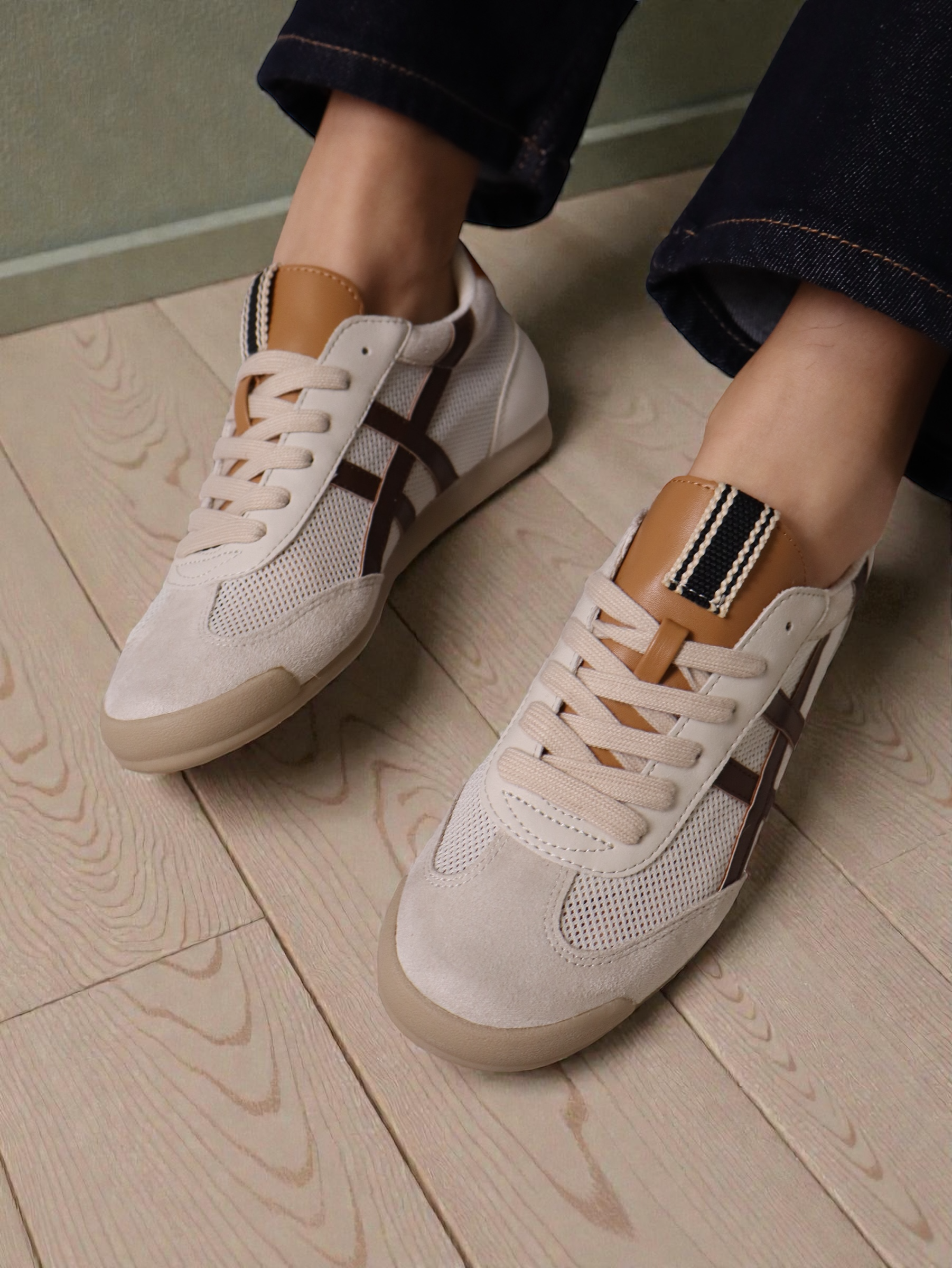 Ténis Riviera Nude & Camel