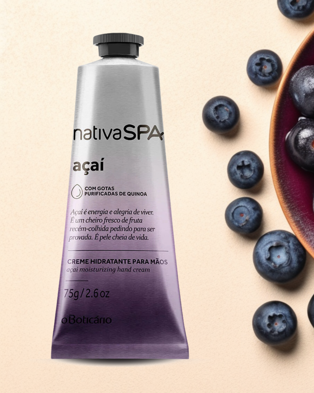 Creme de Mãos Nativa SPA - 75G