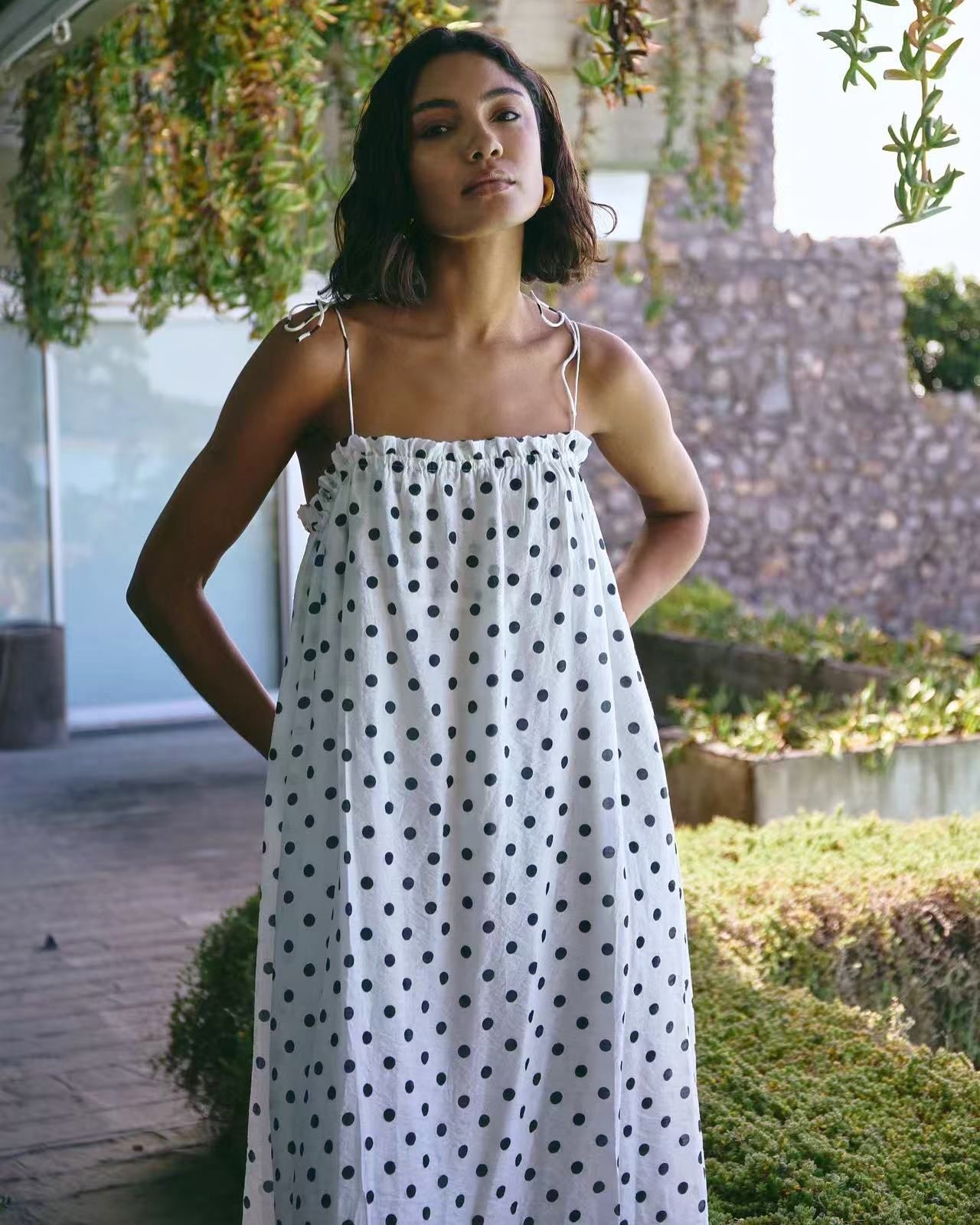 Vestido Poá Amélie