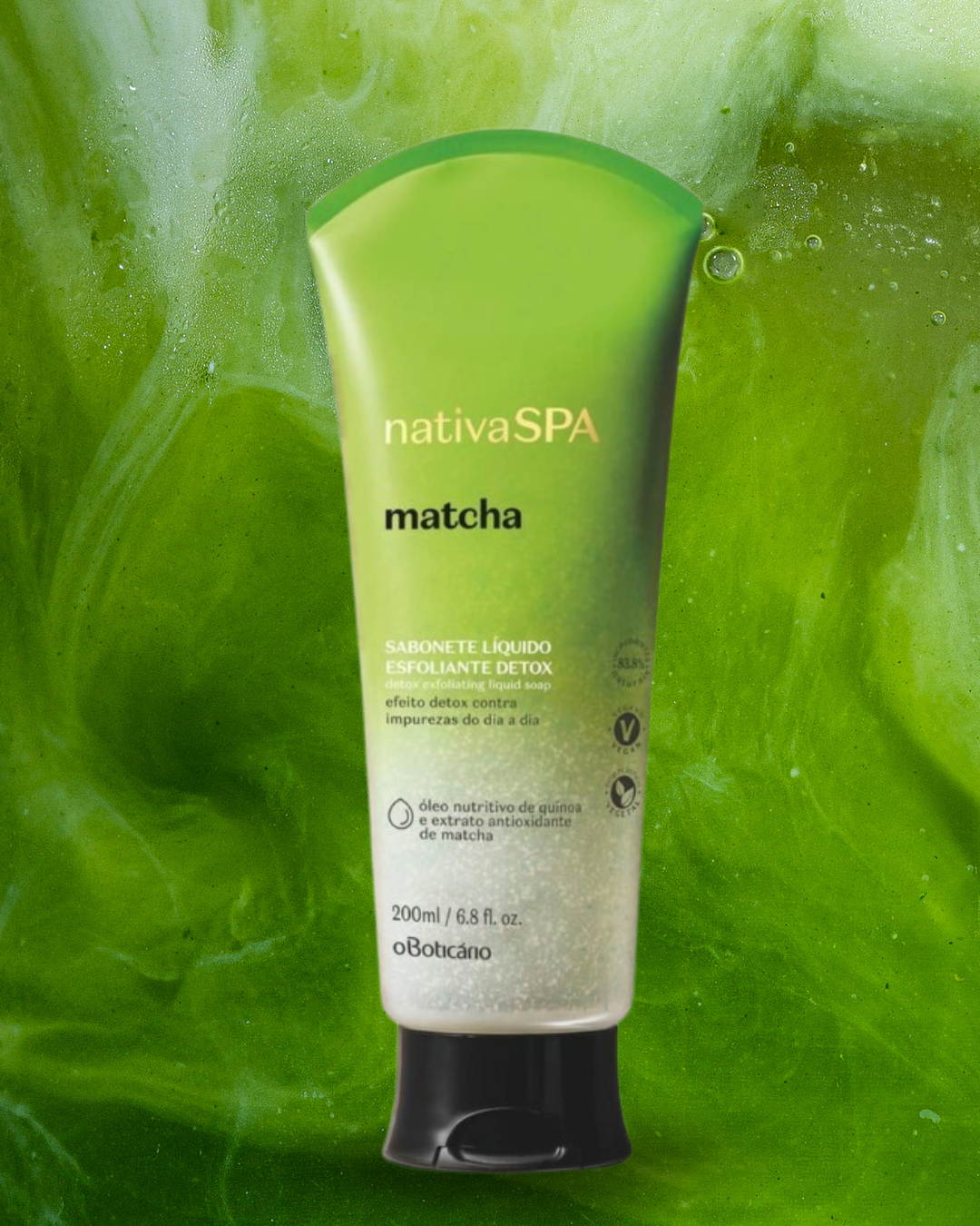 Sabonete Líquido Esfoliante Detox Nativa Spa - 200ml