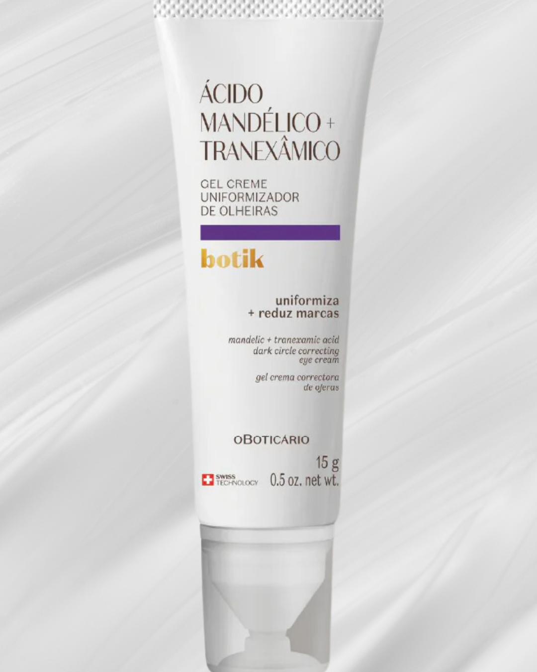 Gel Creme Uniformizador De Olheiras Ácido Mandélico + Tranexâmico Botik - 15g