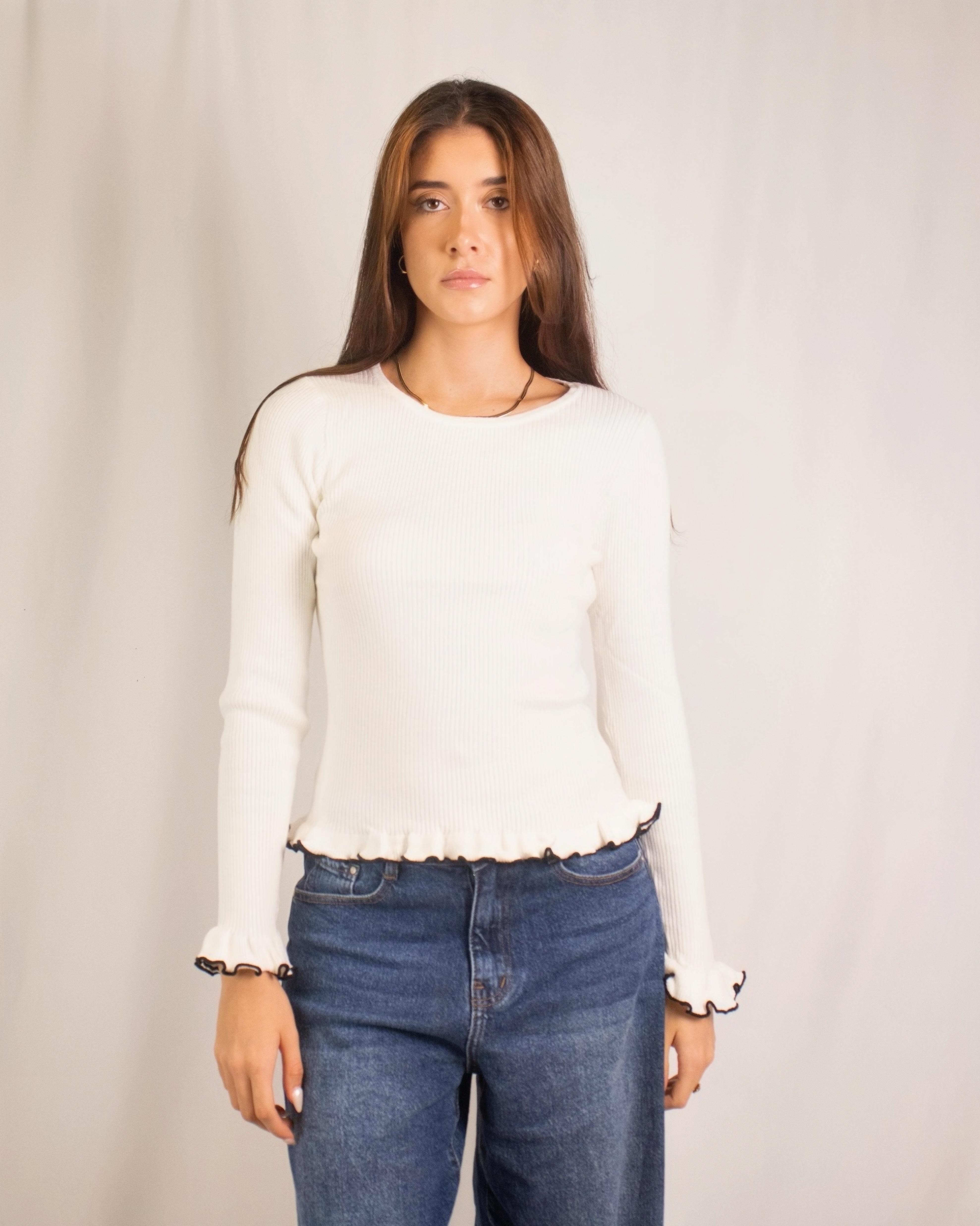 Camisola Ruffle Edge