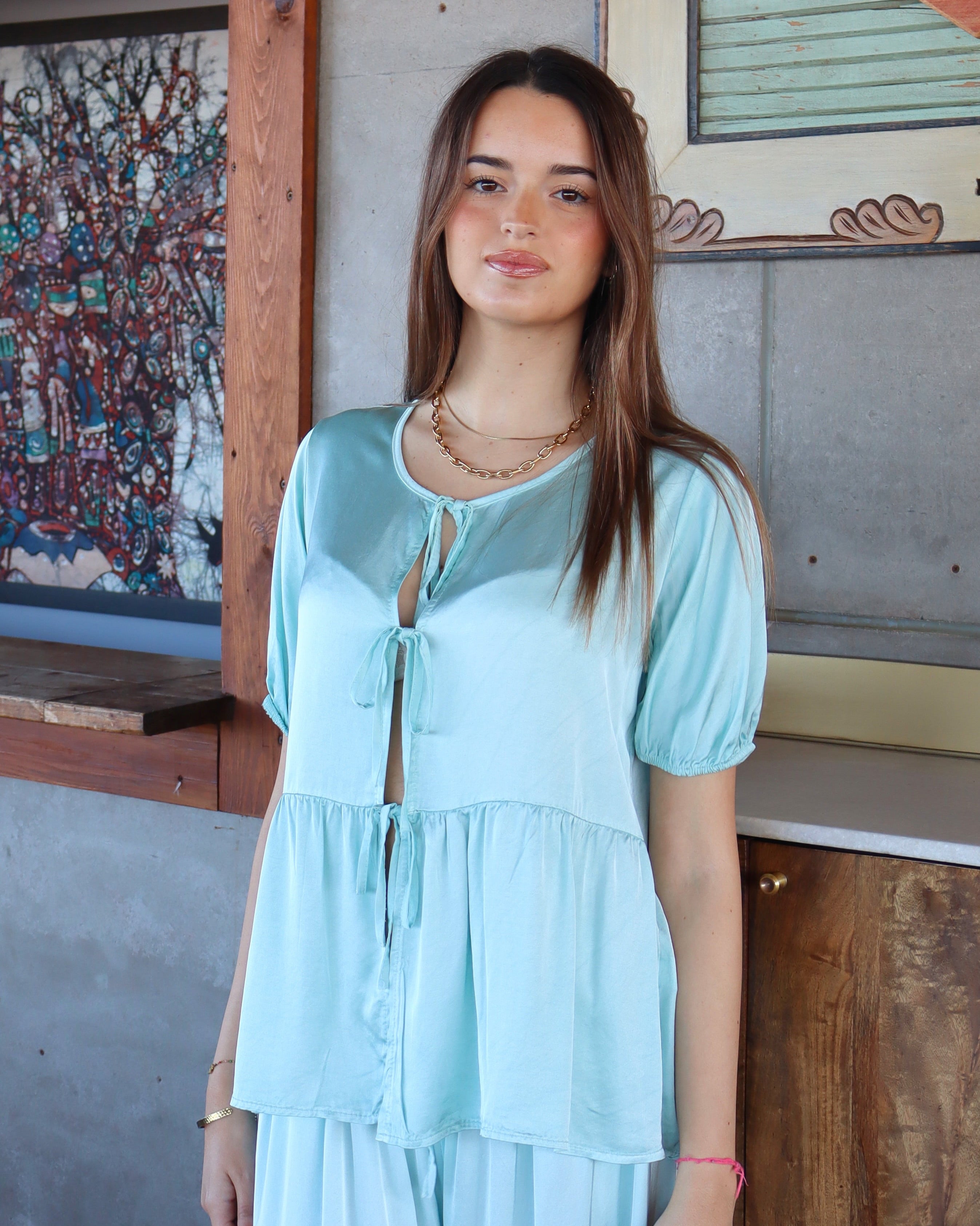 Blusa Celeste
