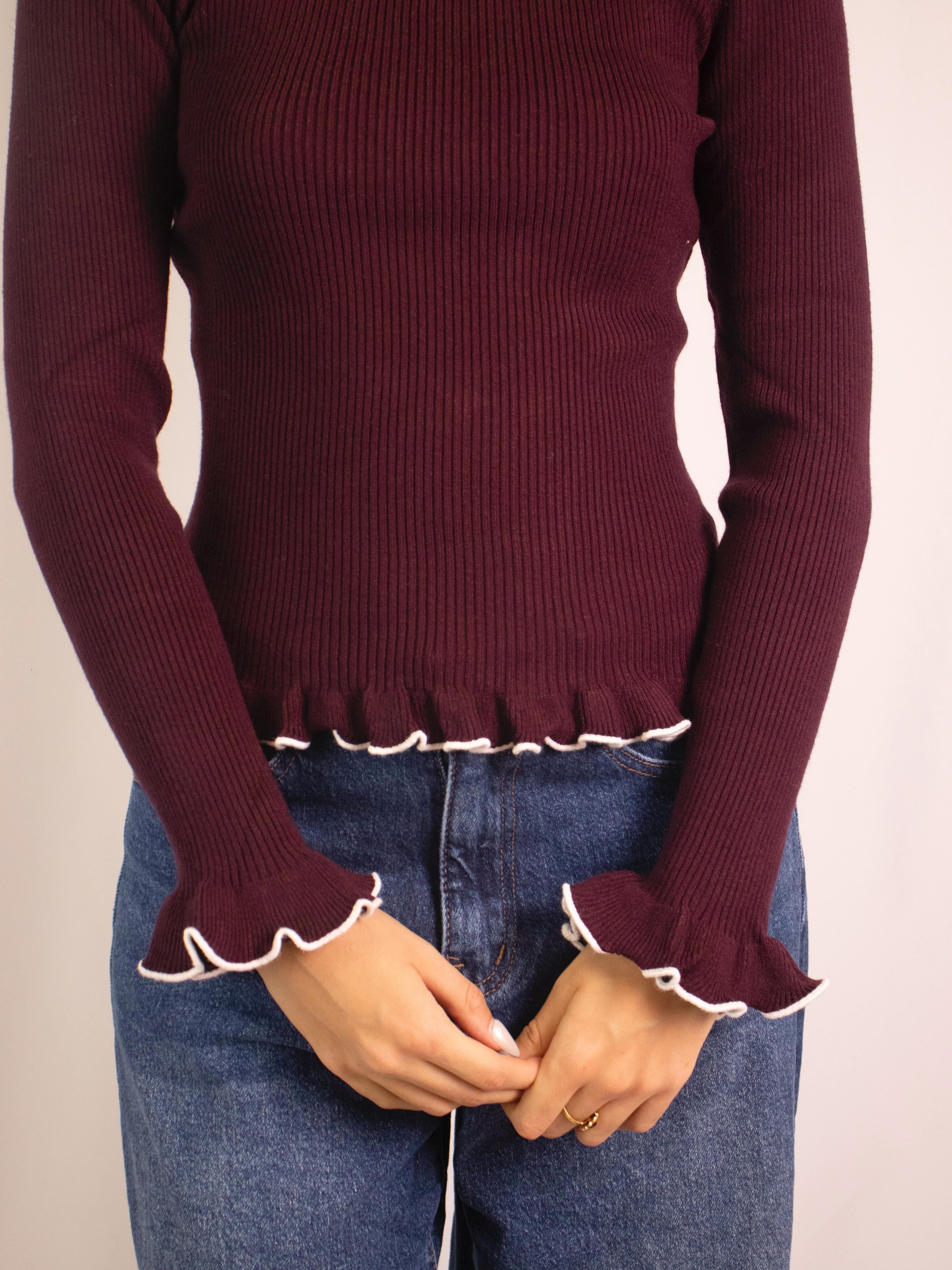 Camisola Ruffle Edge