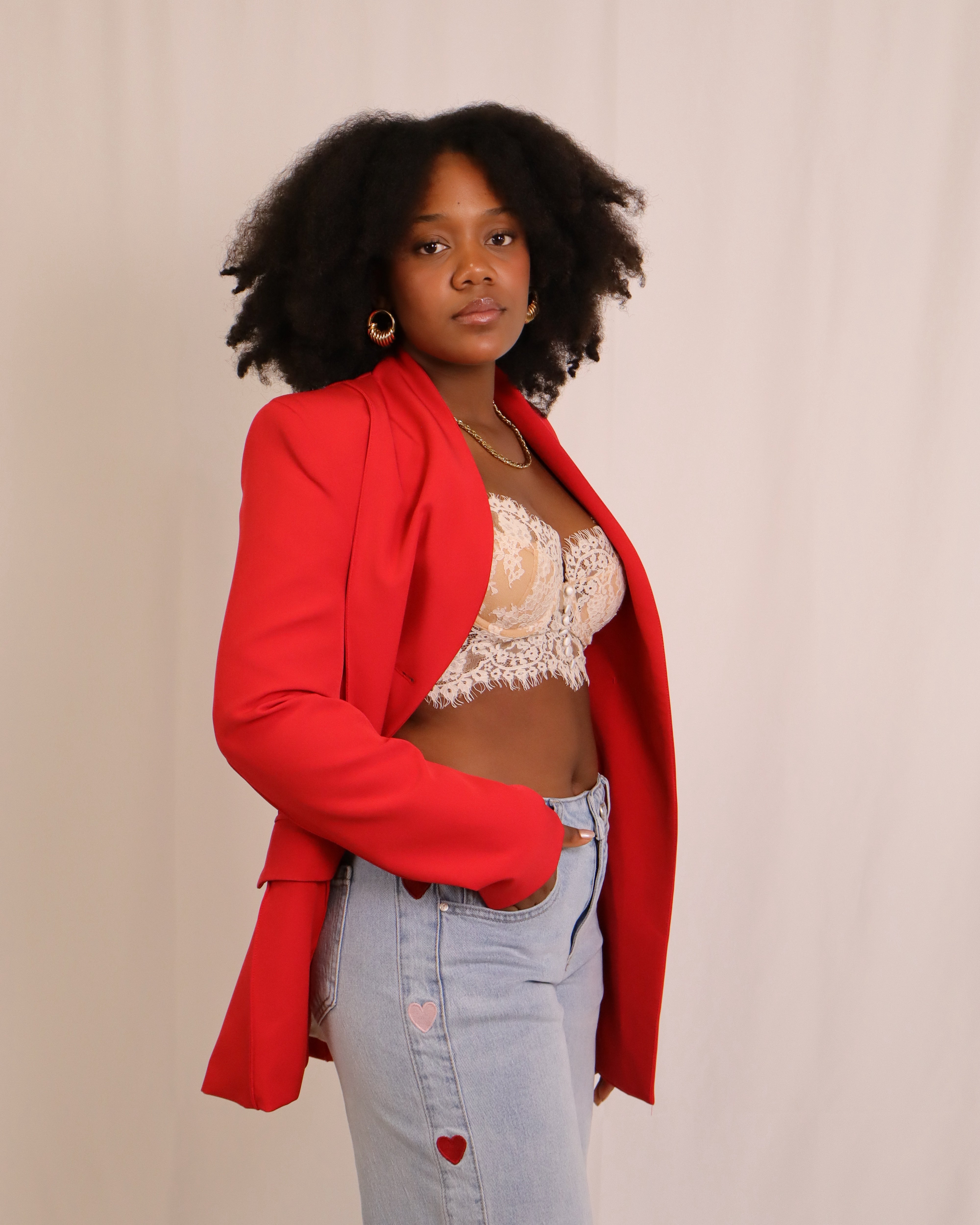 Blazer Lumina Rouge