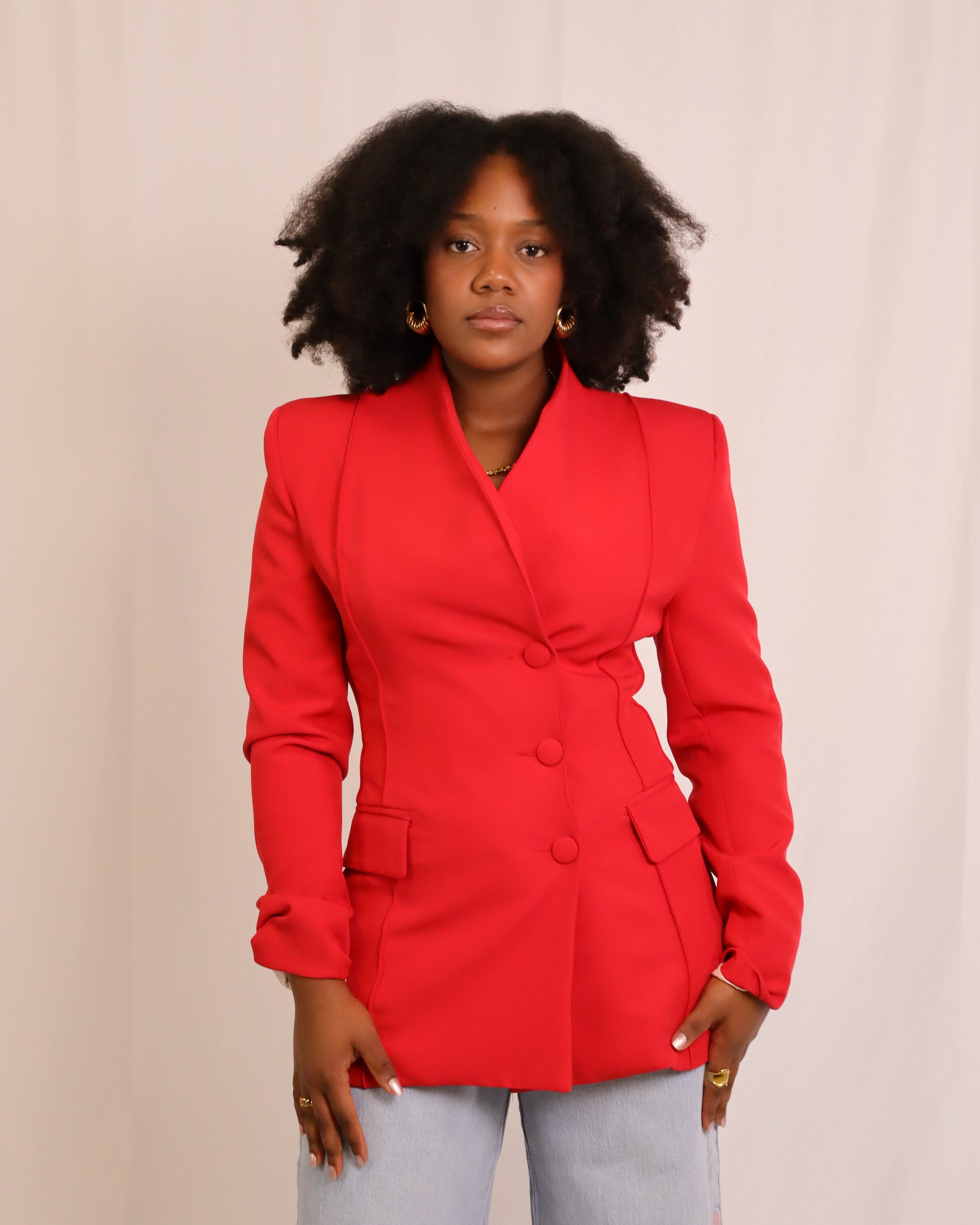 Blazer Lumina Rouge