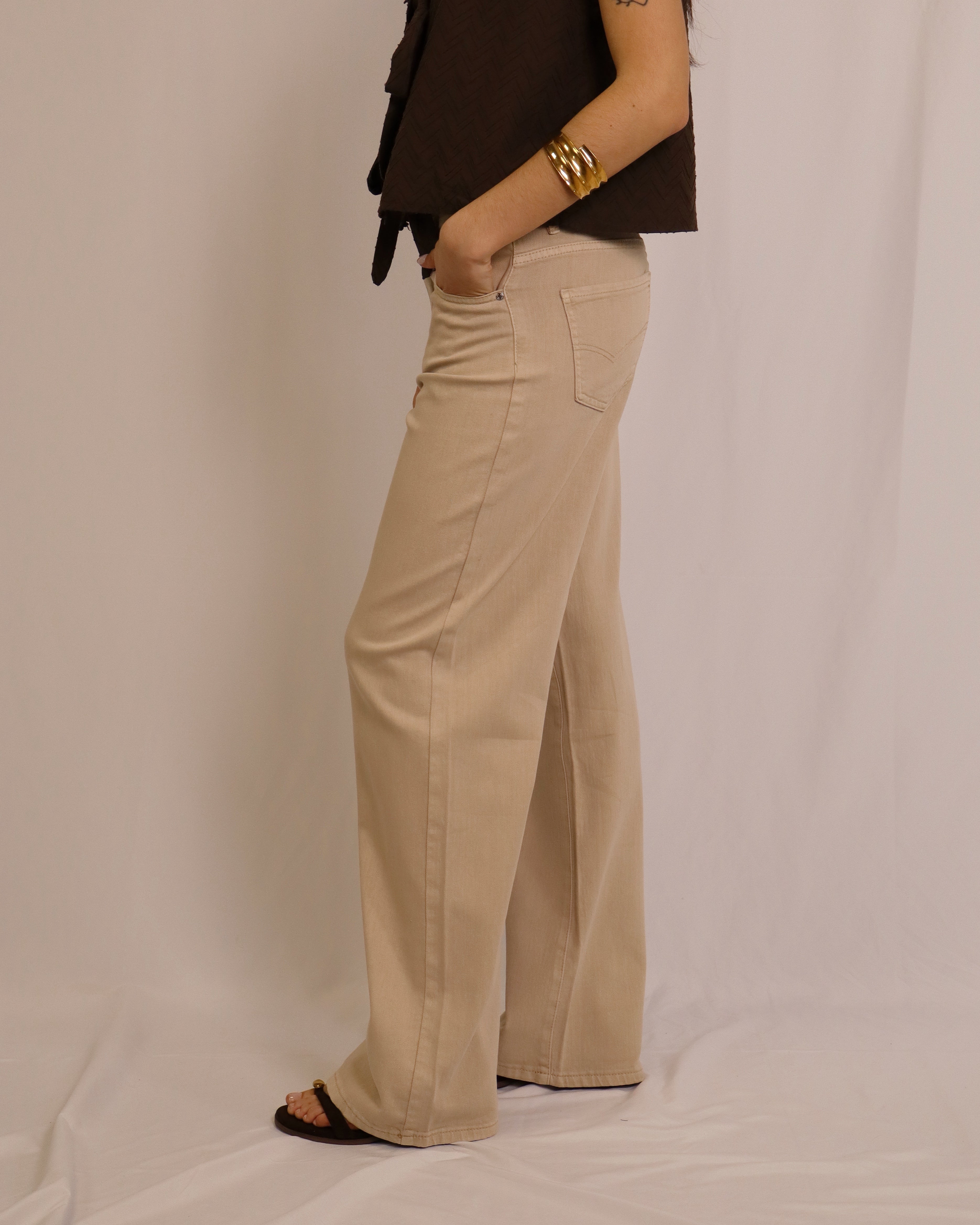 Calça wide leg Zita