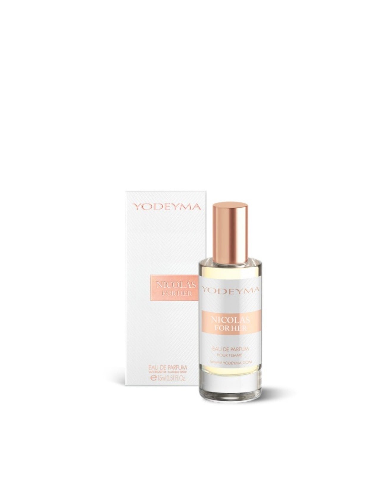 Nicolás for Her
Eau de Parfum 15ml.