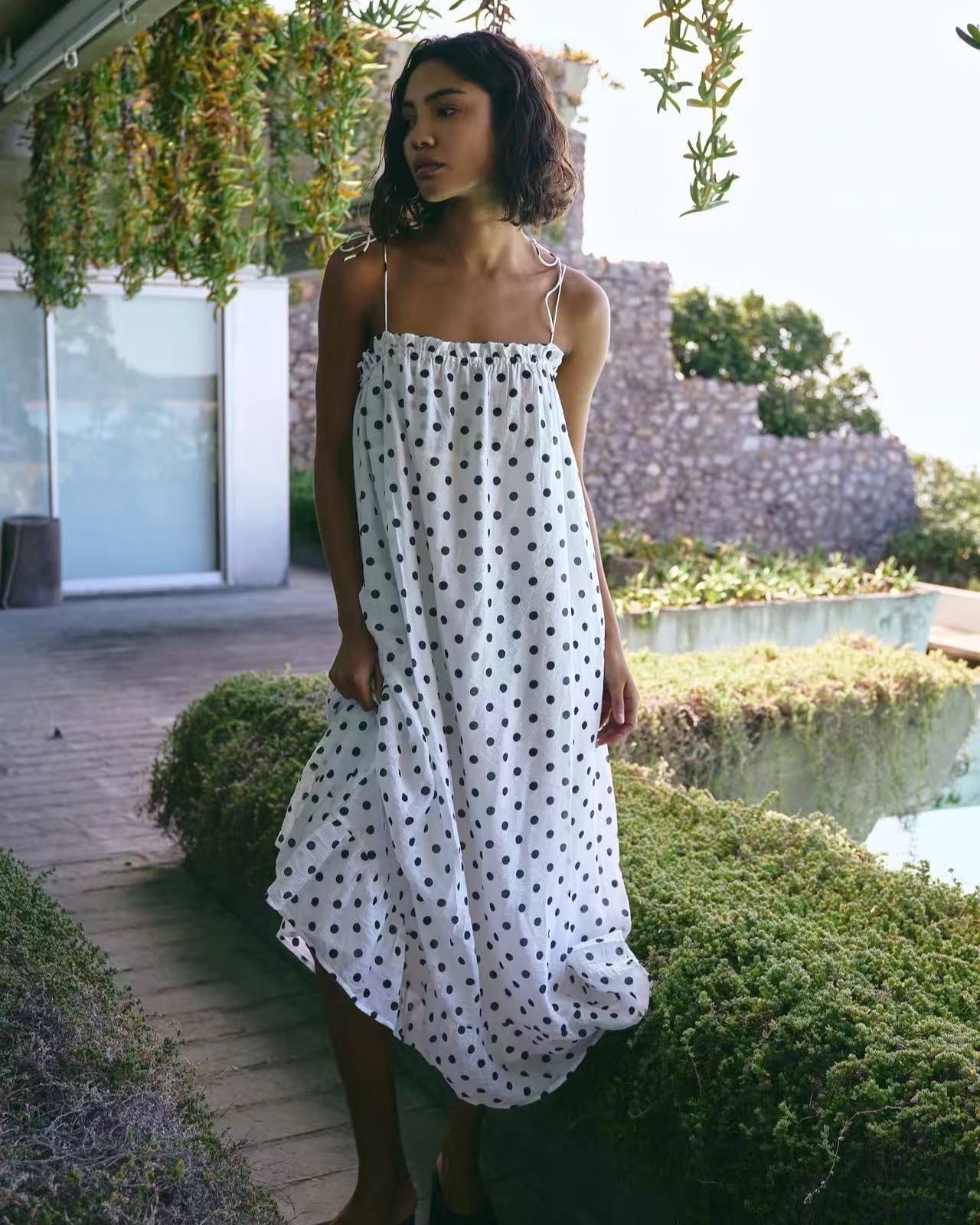 Vestido Poá Amélie