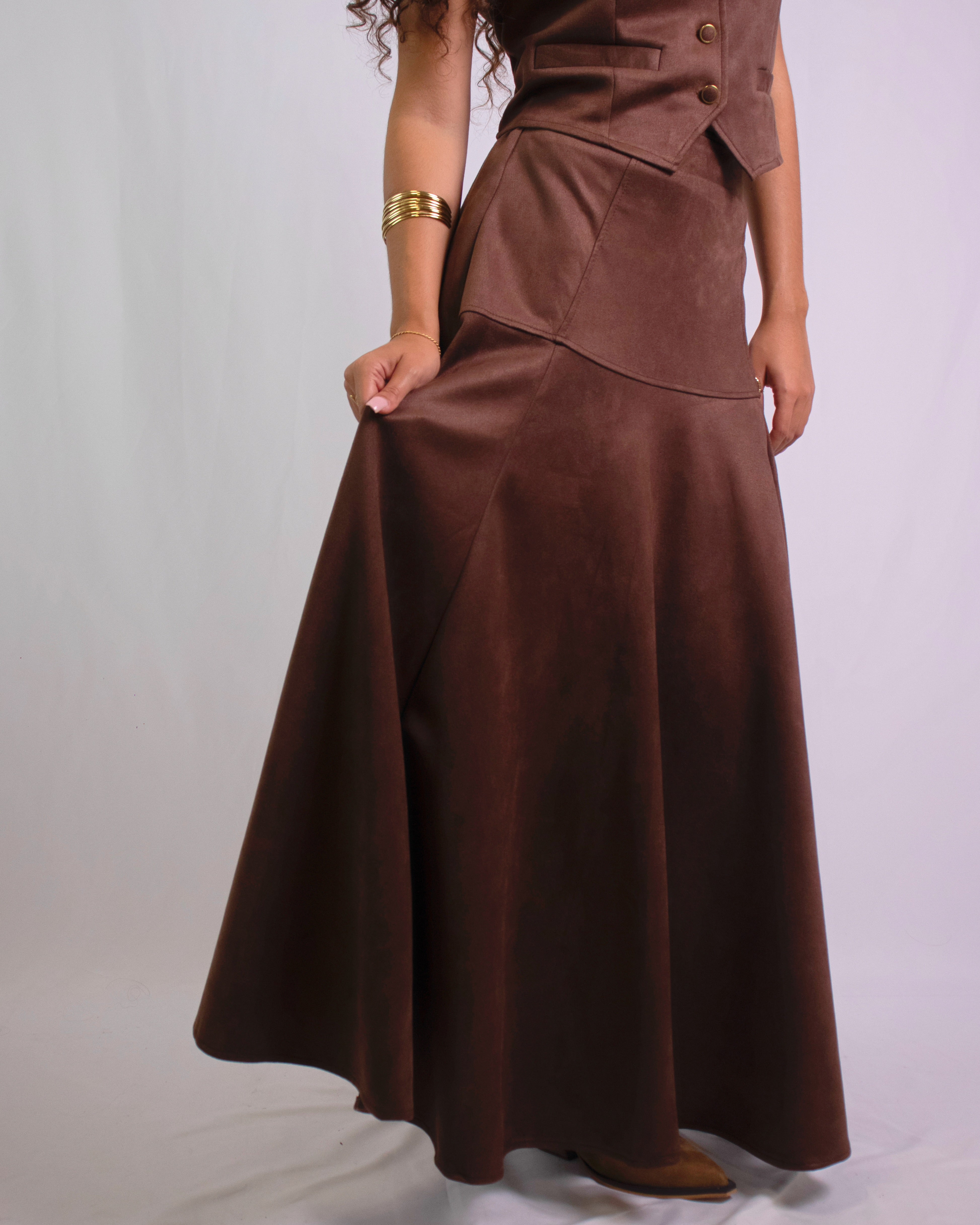 Conjunto Suede Brown