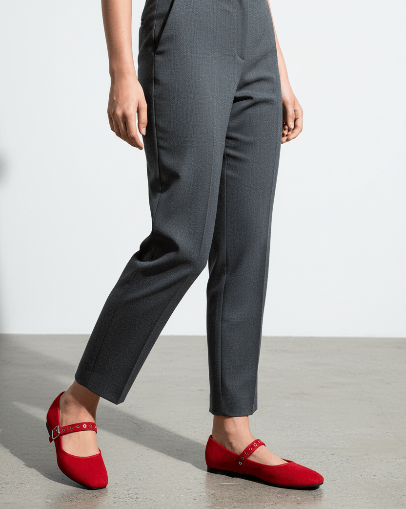 Sabrina vermelha estilo Zara